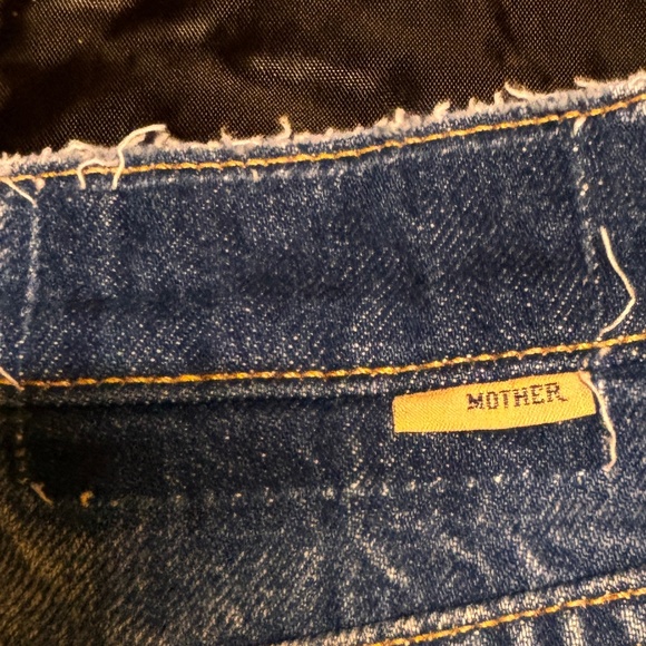 NWOT Mother Superior The Vagabond Mini Fray- Mini Skirt Size 10/30 W18/H21/L14.5 - Picture 11 of 13
